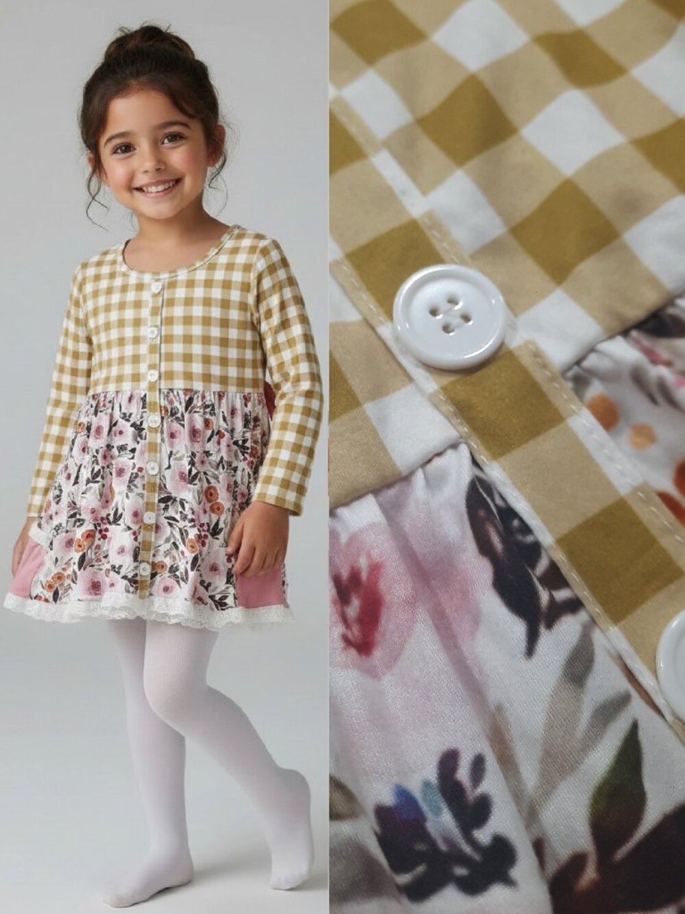 Retro pattern dress - Adorable Sweetness brand